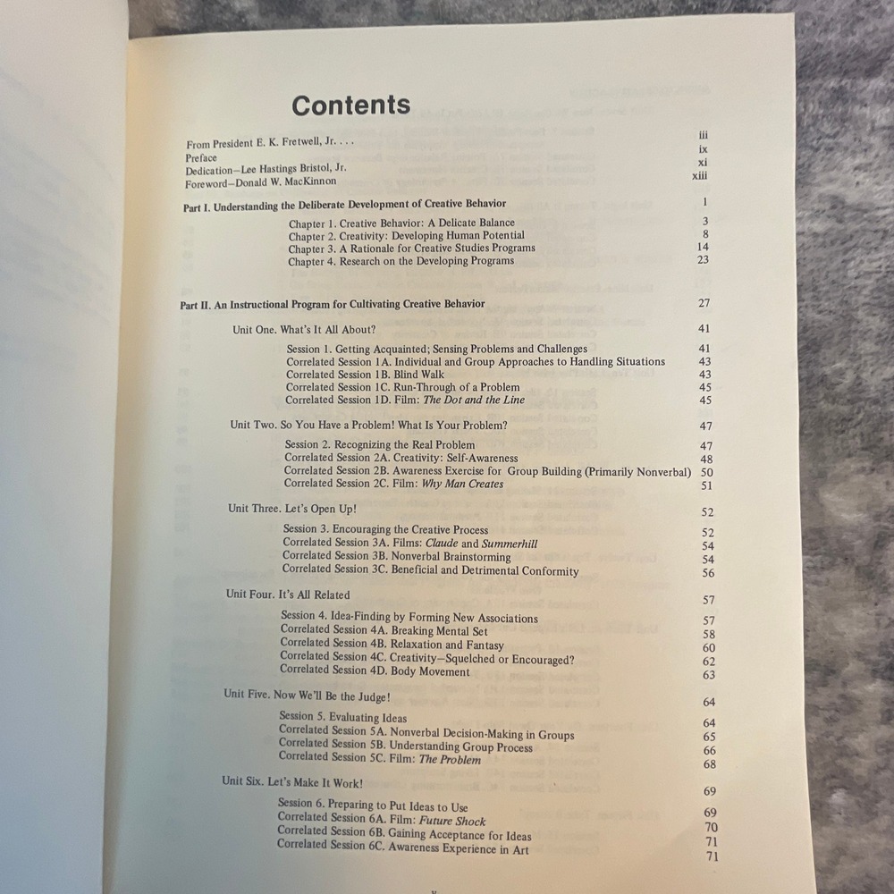 Guide To Creative Action Revised Edition Creative Behavior Guidebook Parnes - Picture 5 of 5
